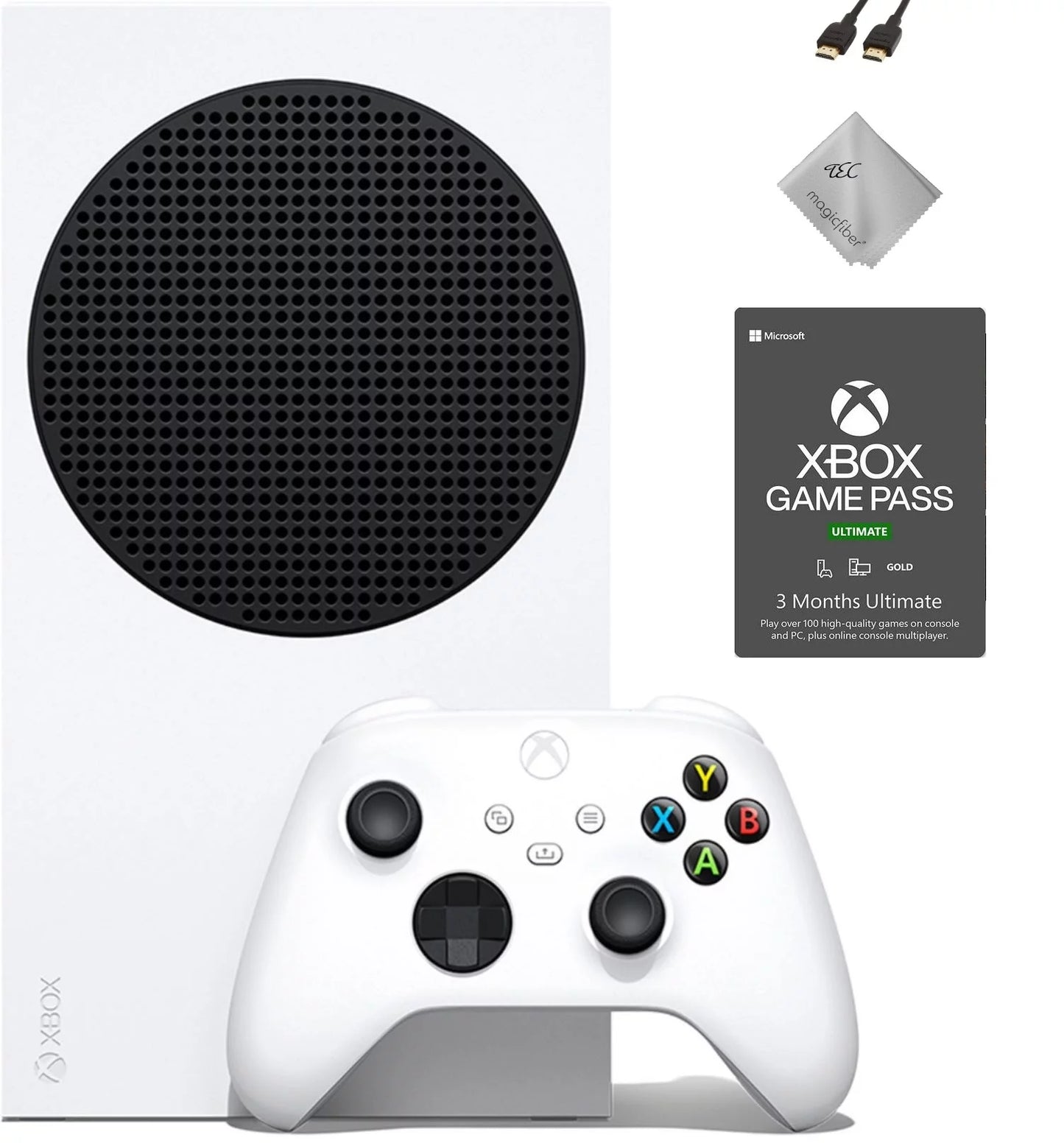 TEC New Holiday Bundle: Microsoft - Xbox Sizeeries- -Size -512GB SizeSizeD Ivory Console Bundle with 3-Month Xbox Game Pass