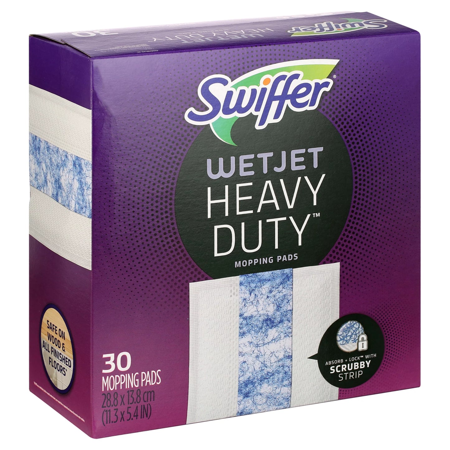 Sizewiffer WetJet Extra Power Mopping Pads 30 ct Box