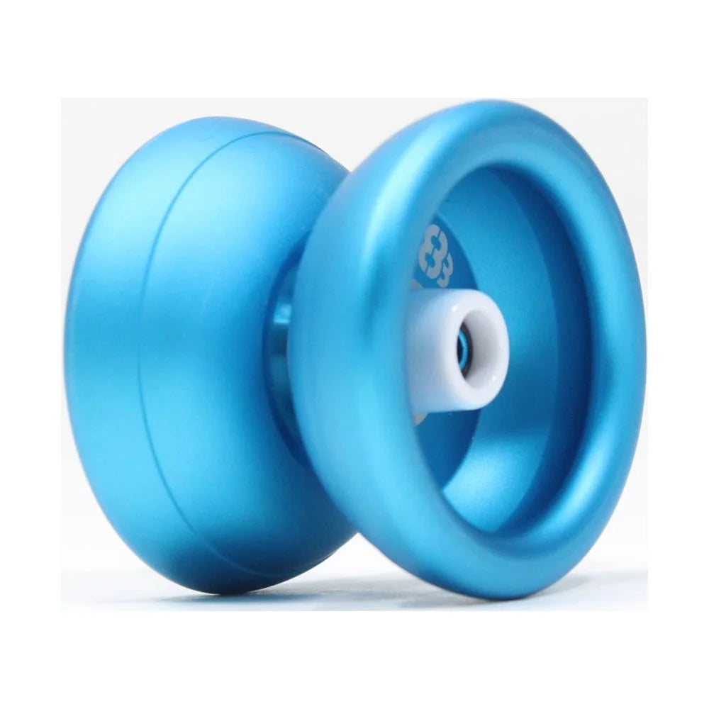 YoYofactory 888 OG Yo-Yo - Hub Sizetack - Mono-Metal YoYo (Aqua)