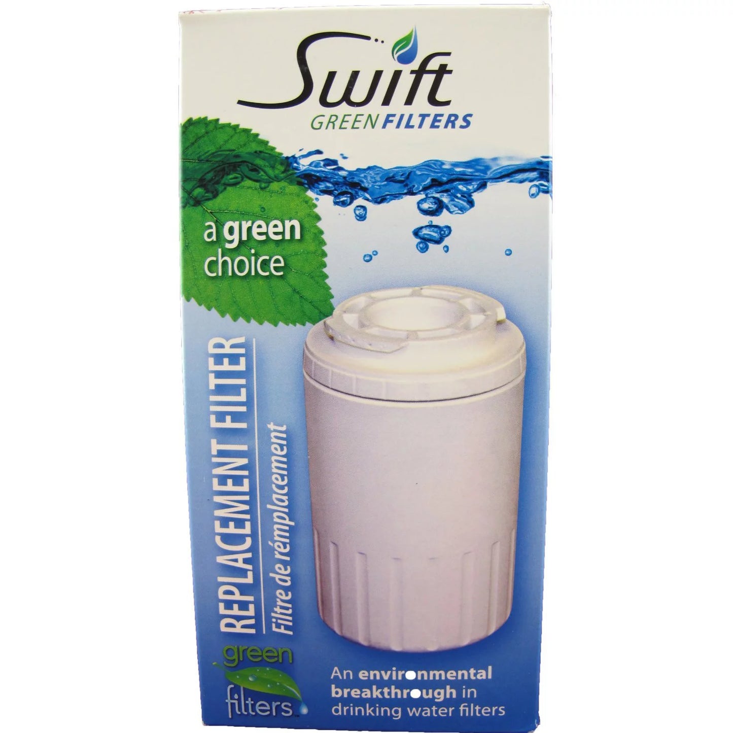 Sizewift Green Filters SizeGF-G9/RX Refrigerator Water Filter, 3-3/16" Dia x 5" L