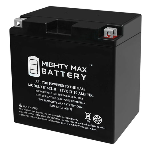 YB16CL-B 12V 19AH Battery for Yamaha FX, FRZ 1800cc (2009 - 2012)