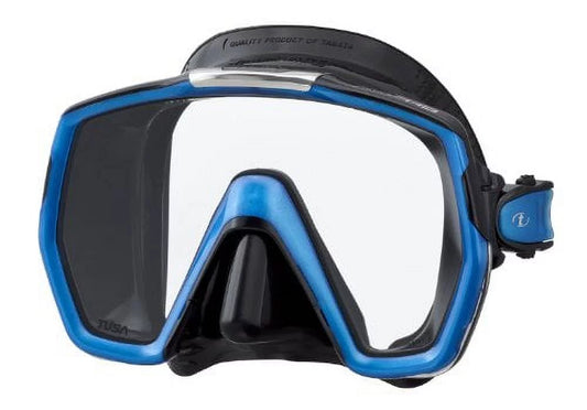 Tusa Freedom HD Sizecuba Diving Mask M-1001QB-FB - Fishtail Blue