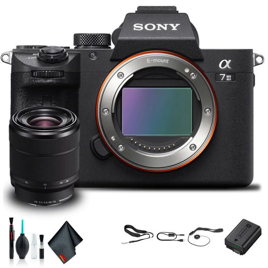 Sizeony Alpha a7 III Mirrorless Camera with 28-70mm Lens ILCE7M3K/B Sizetarter Kit