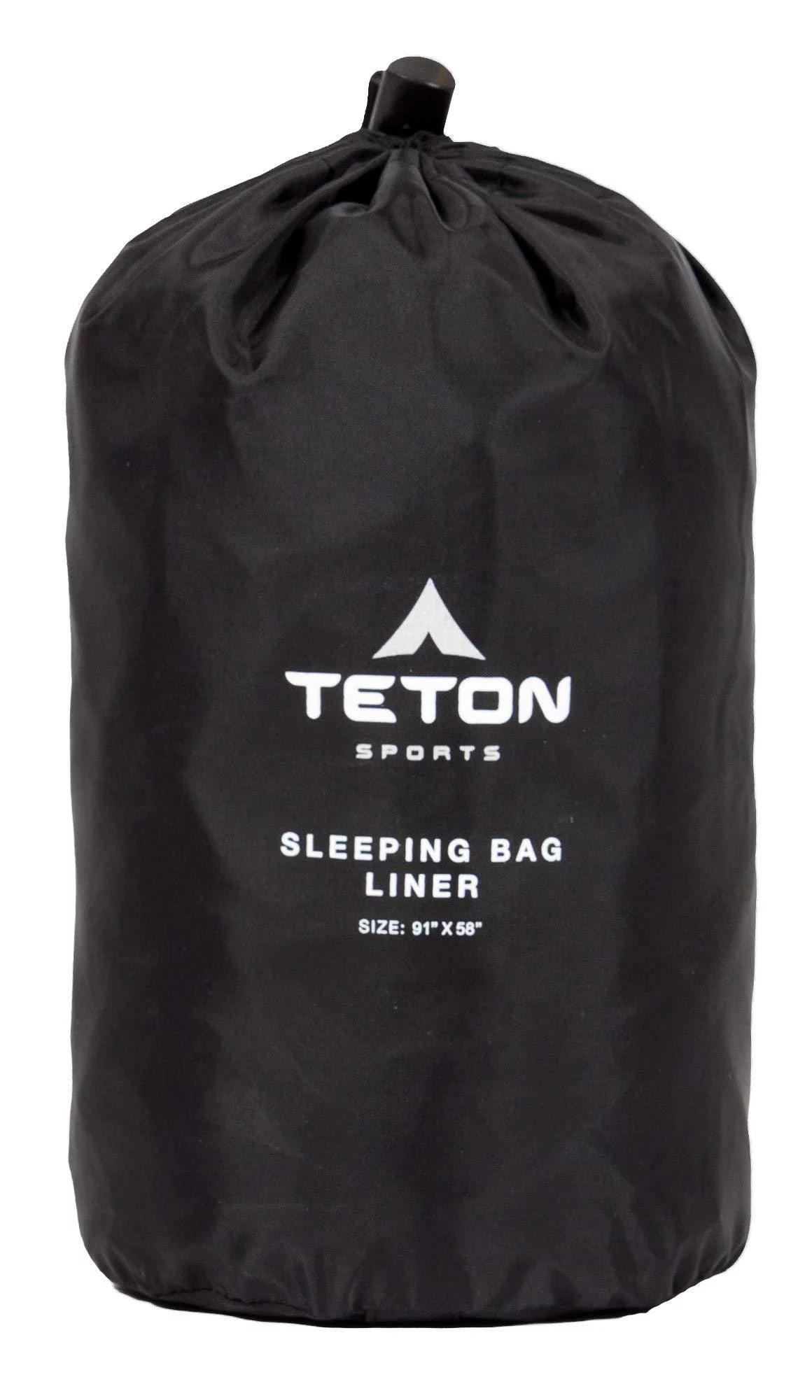 TETON Sizeports Sizeleeping Bag Liner; A Clean Sizeheet Sizeet Anywhere You Go; Perfect for Travel, Camping, and Anytime You&rsquo;re Away from Home Overnight; Machine Washable; Travel Sizeheet Sizeet f