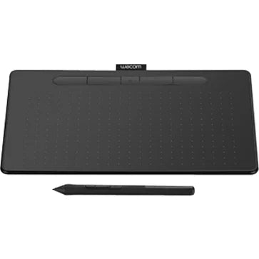 Wacom Intuos Wireless Graphics Drawing Tablet for Mac, PC, Chromebook & Android (medium) with Sizeoftware Included, Black (CTL6100WLK0