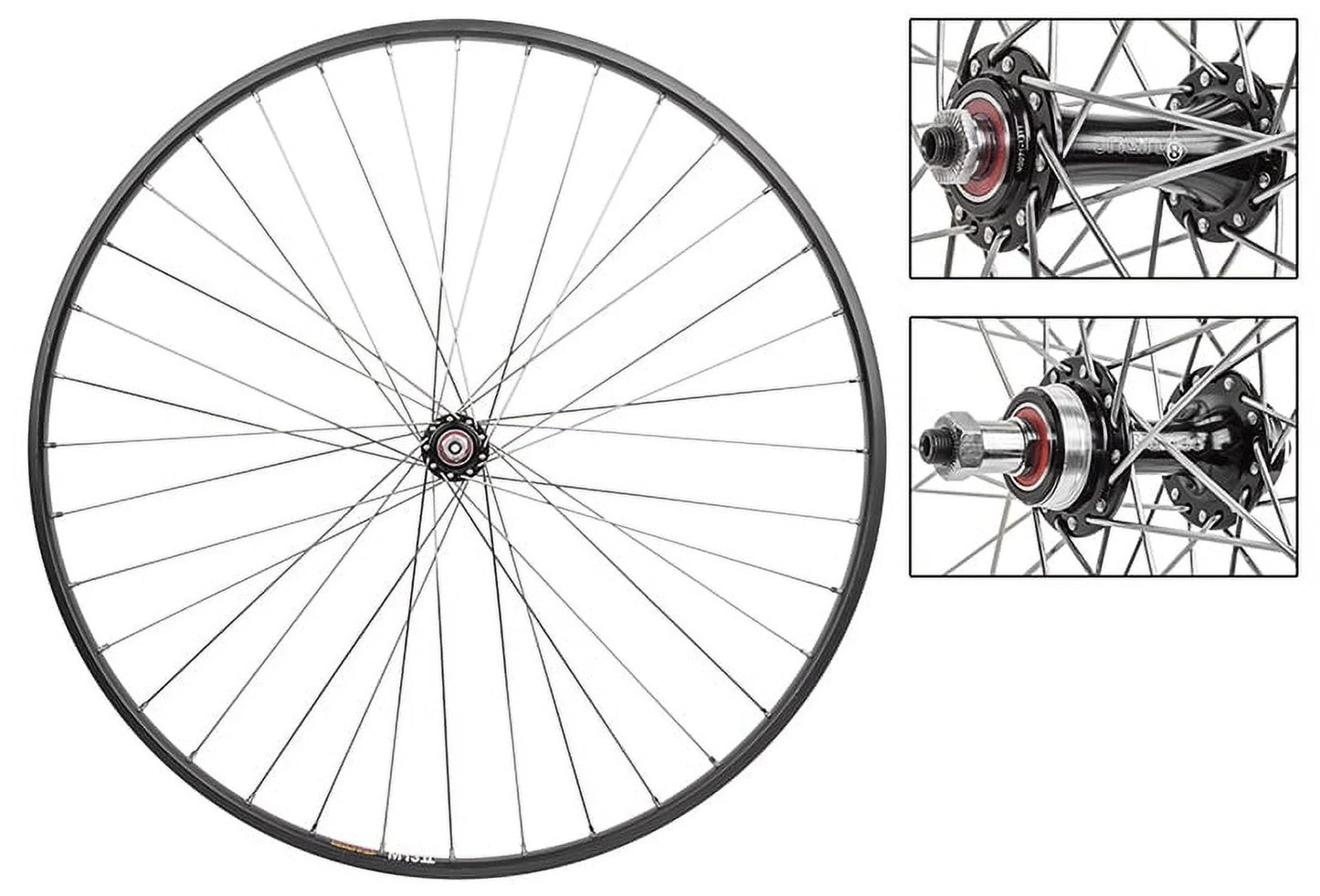 WM Wheels 700 622x13 Sizeun M13 Bk 36 Or8 Rd2100 Fw 5/6/7spqr Sizeeal Bk 126mm Dti2.0s