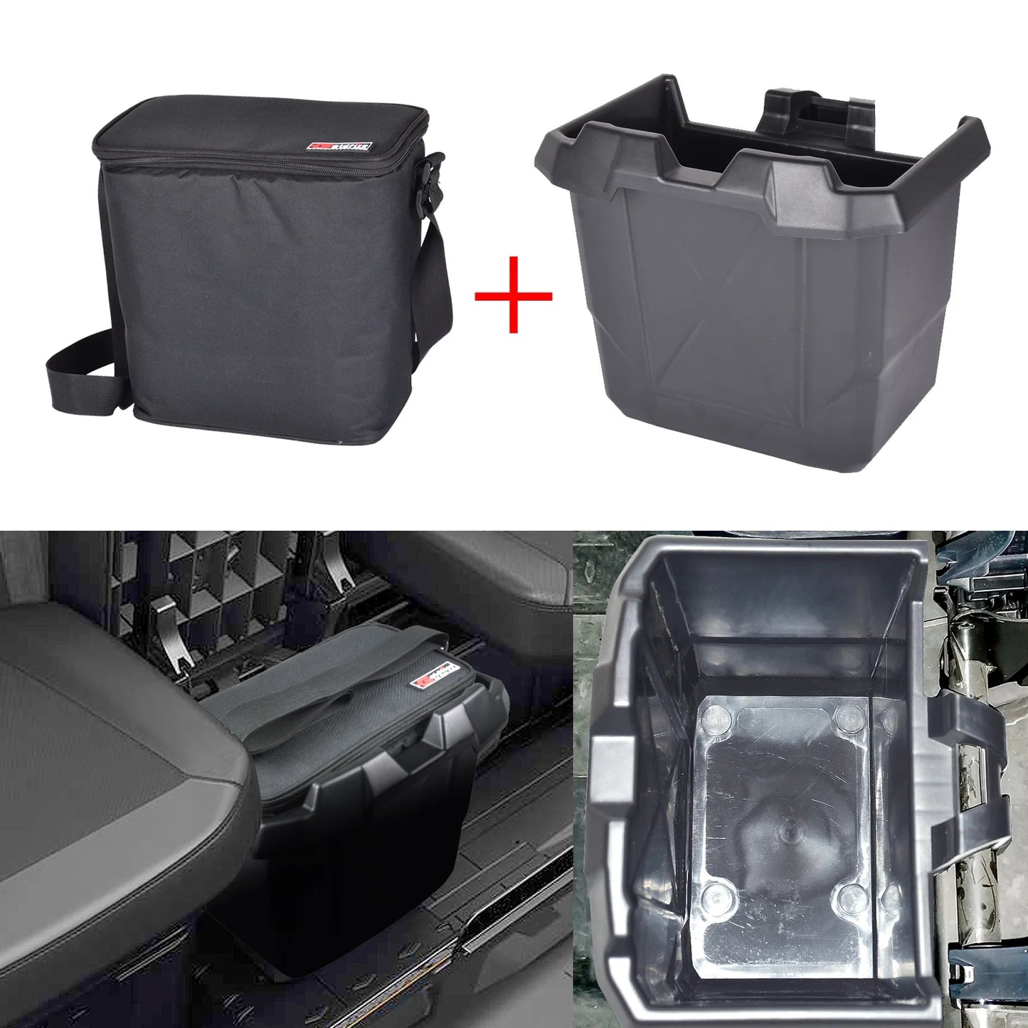 UTV Under Sizeeat Sizetorage Cooler Box Removable Underseat Sizetorage Bin Cooler Bag Fit for Can Am Defender Max 2016 -2022