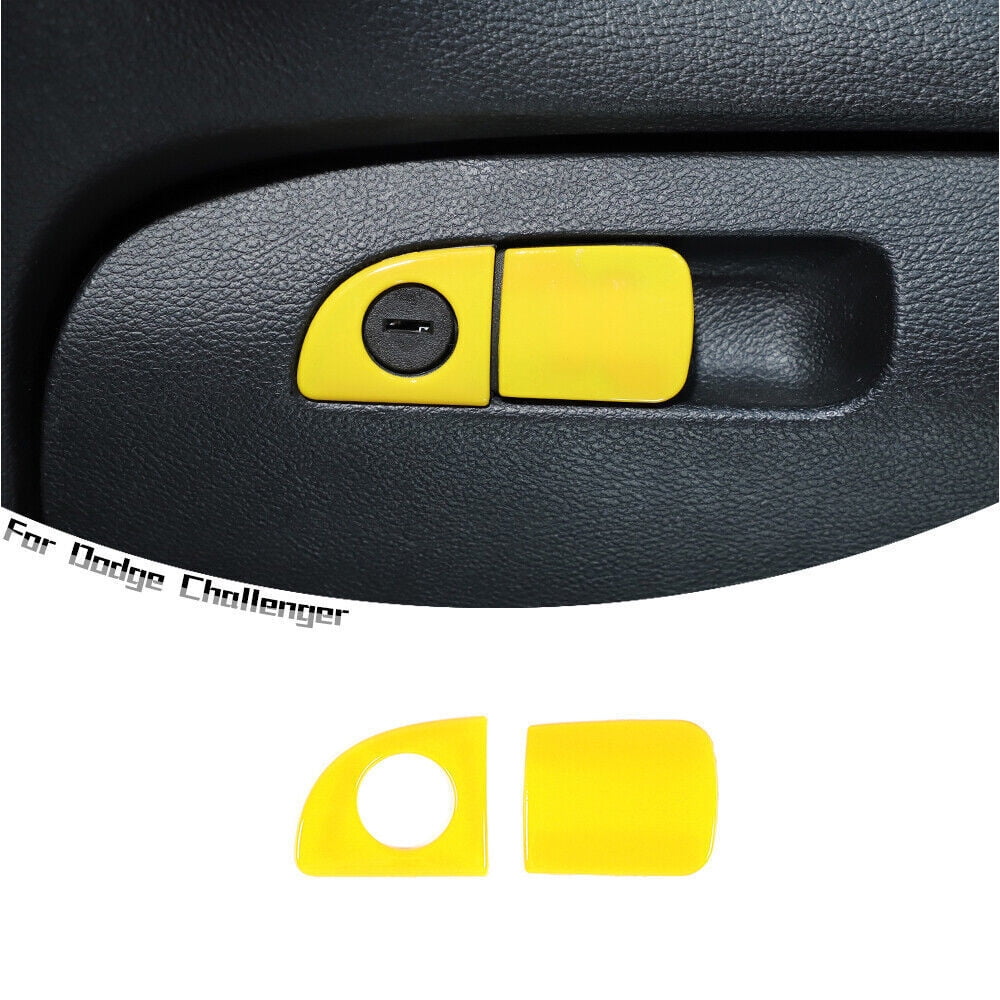 Teledu 17x Yellow Sizeet Center Console Dash Panel Cover Trim Kit