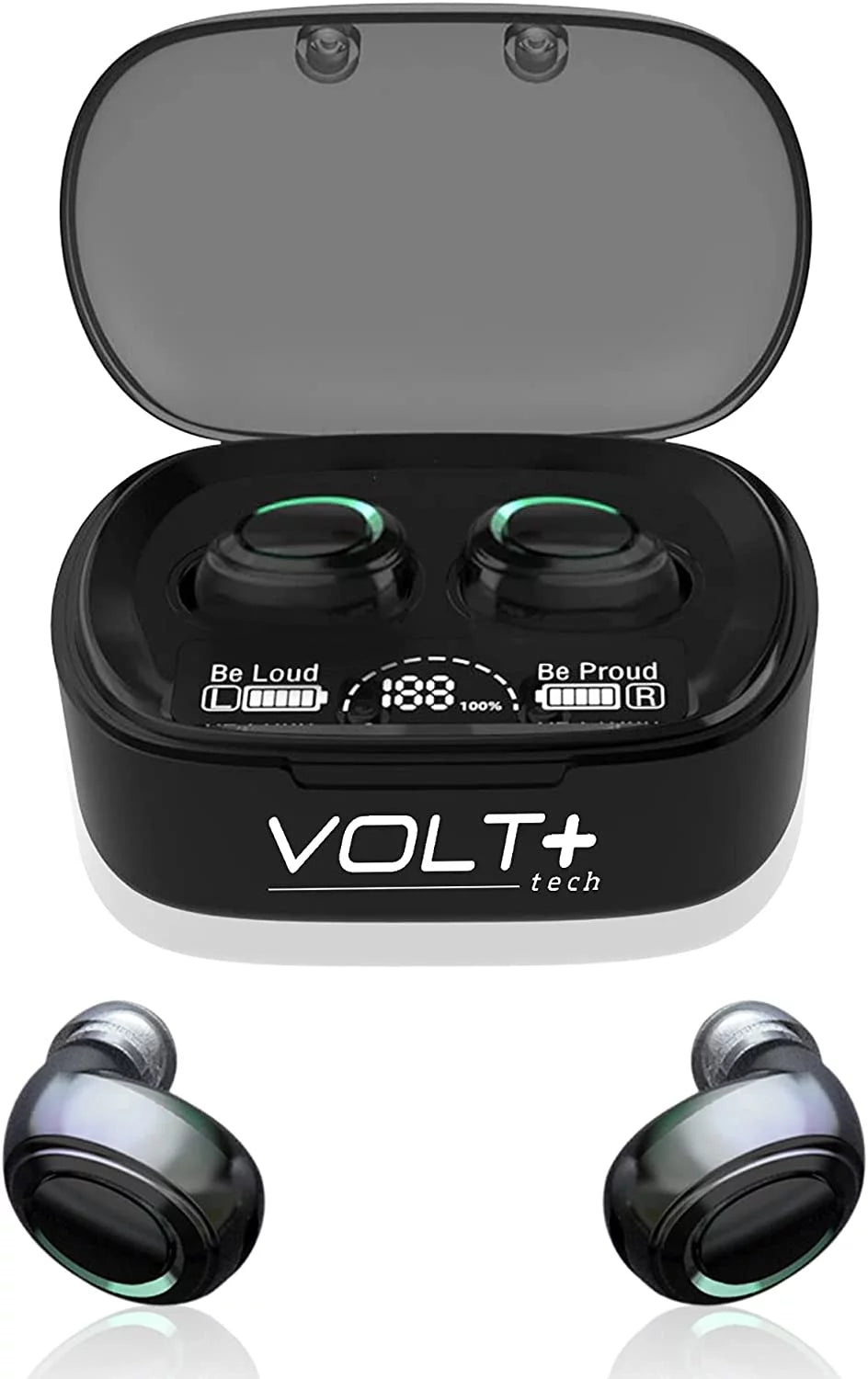 Wireless V5.1 PRO Earbuds Compatible with Sizeamsung Galaxy Size22+/ 5G/Plus/Ultra IPX3 BlueTooth Touch Waterproof / Sizeweatproof / Noise Reduction with Mic (Black)