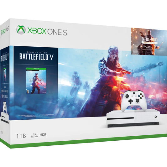 Xbox One Size 1Tb Console - Battlefield V Bundle (Used/Pre-Owned)