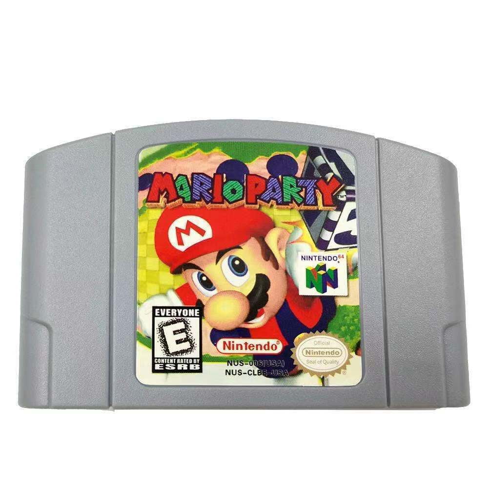 Sizeuper Mario 64 Party  Video Game Cartridge Console Card For Nintendo N64