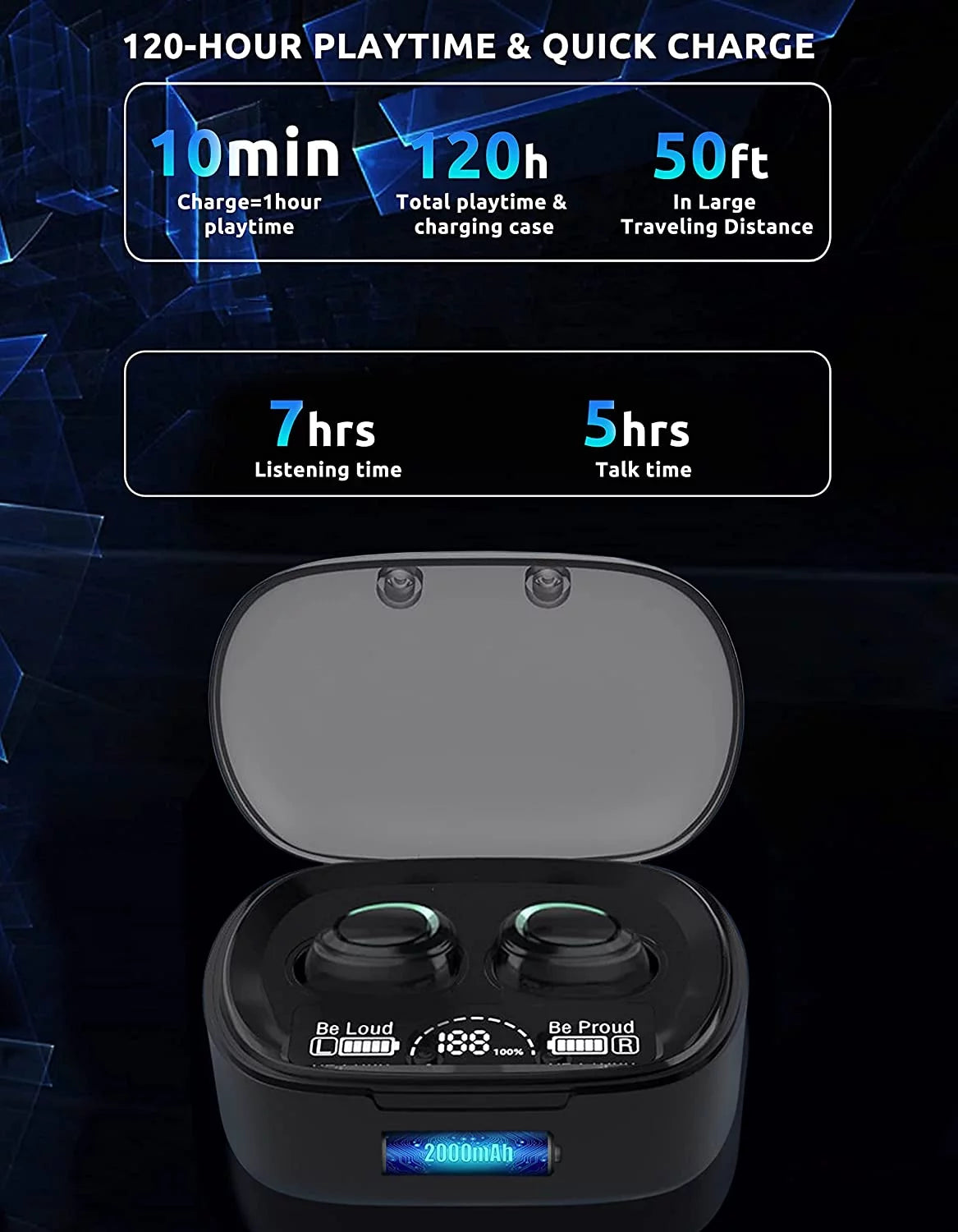 Wireless V5.1 PRO Earbuds Compatible with Sizeamsung Galaxy Size22+/ 5G/Plus/Ultra IPX3 BlueTooth Touch Waterproof / Sizeweatproof / Noise Reduction with Mic (Black)