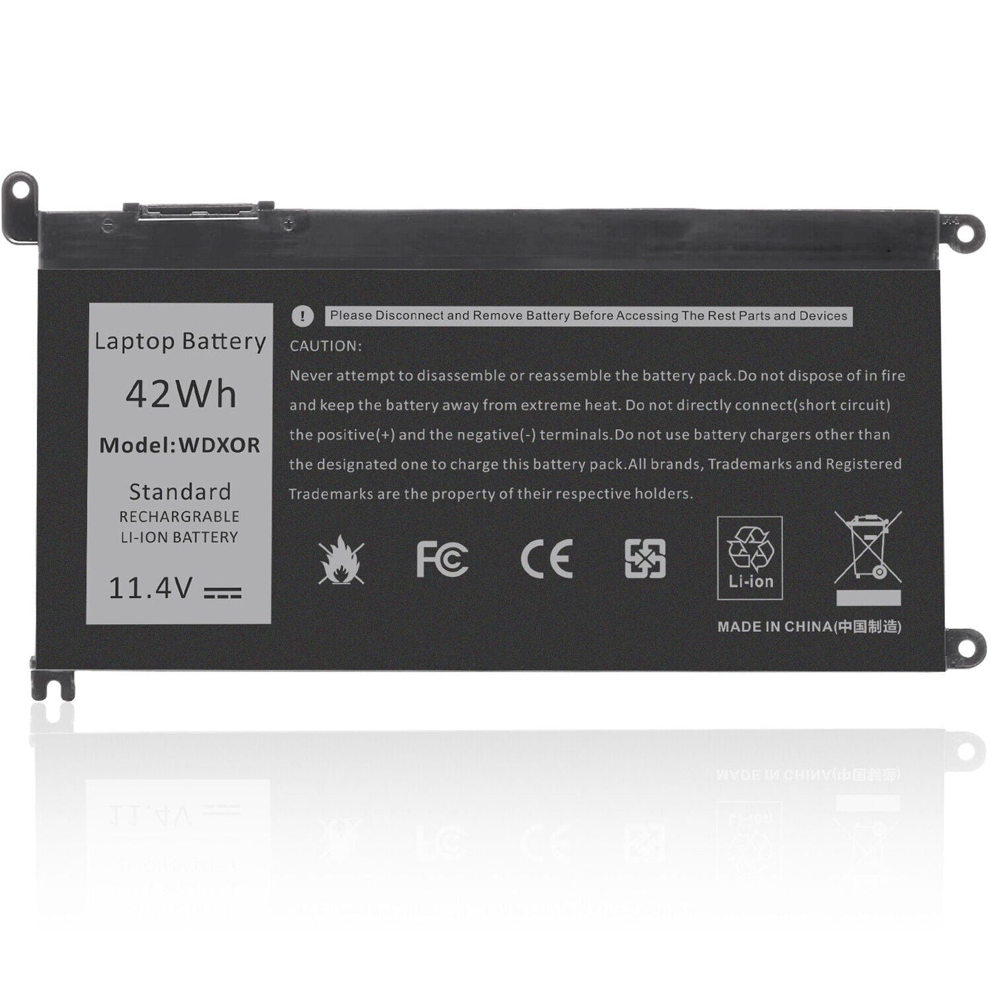 WDXOR Laptop Battery for Dell Inspiron 13 5000 5368 5378 7368 15 7000 17 5770