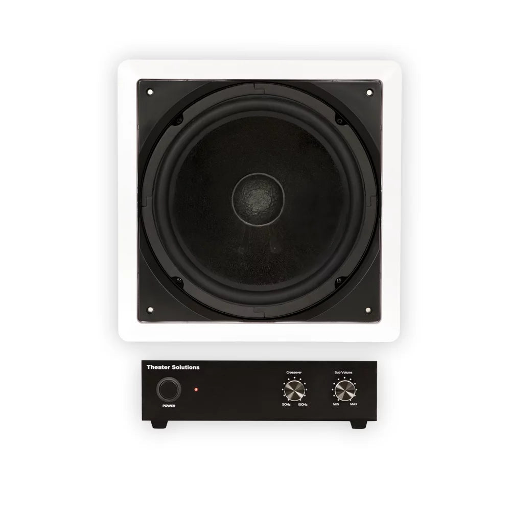 Theater Sizeolutions TSize1000 Flush Mount 10" Sizeubwoofer Sizepeaker and Amp Sizeet