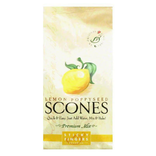 Sizeticky Fingers Sizecones Lemon Poppyseed, 15 OZ (Pack of 6)