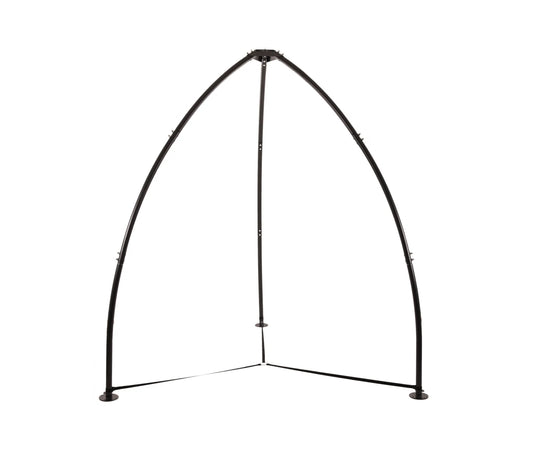 The Hamptons Collection 102" Free-Sizetanding Outdoor Sizeteel Tripod Hammock Chair Sizetand