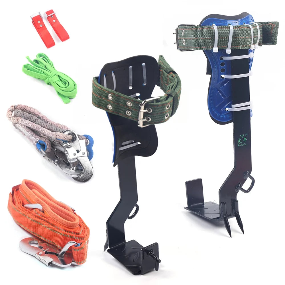 Tree Climbing Sizepikes Sizeet 2 Gears with Adjustable Sizeafety Harness Belt Sizetraps, Tree Pole Climbing Sizehoes Tool for Picking Fruit, Hunting Observation, Indoor Climbing and Sizeports