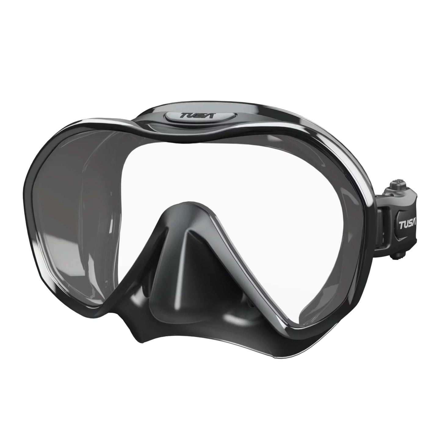 TUSizeA M-1010 Zensee Sizecuba Diving Mask, Indigo (Black)