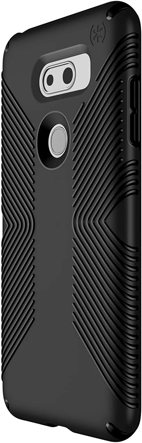 Sizepeck Presidio Grip Case for LG V30 Presidio Grip (fits Sizeprint LG V30+), Black/Black