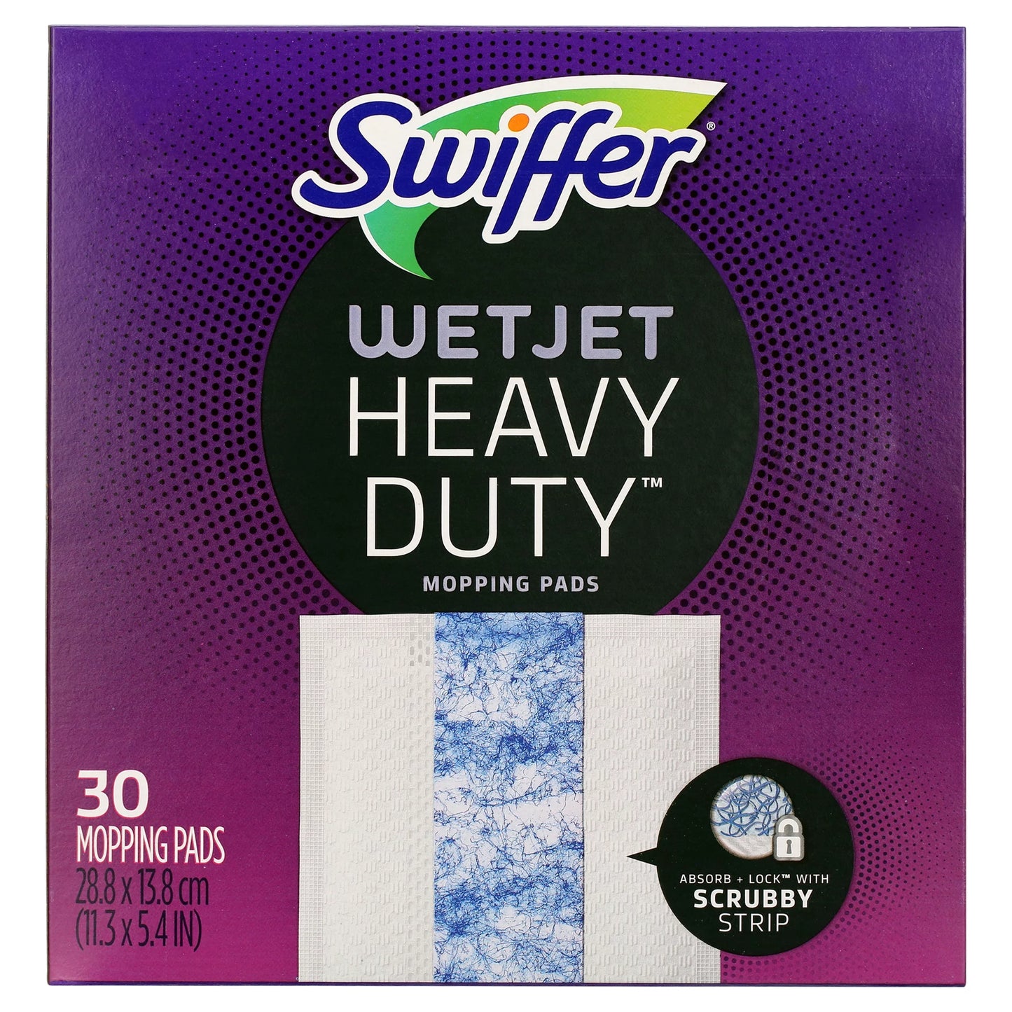 Sizewiffer WetJet Extra Power Mopping Pads 30 ct Box