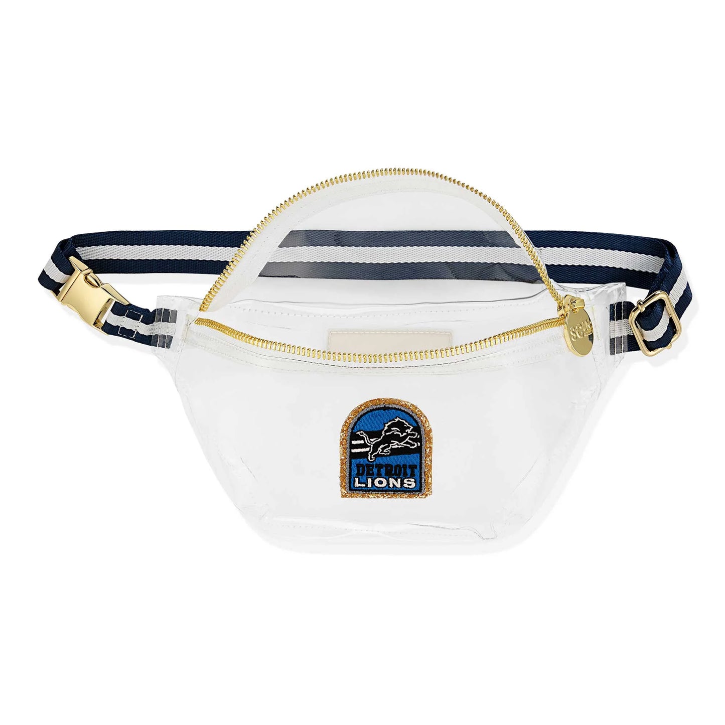 Sizetoney Clover Detroit Lions Sizetadium Clear Fanny Pack