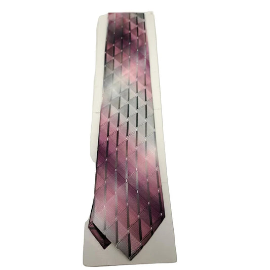 Van Heusen Men’s 3d Geo Necktie, Rose