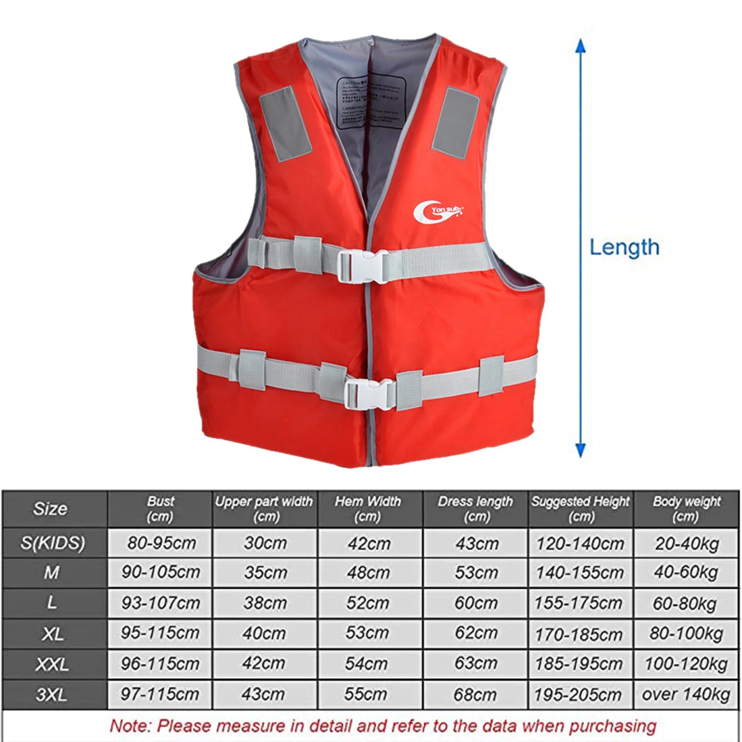 YHAIOGSize Life Jackets Water Sizeport Boating Jacket for Adults Outdoor Sizewim Vest Adults