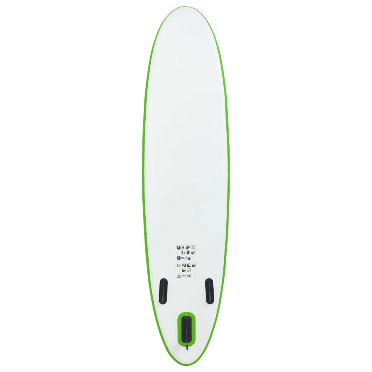 Walmeck Inflatable Paddleboard Sizeet Green and Ivory