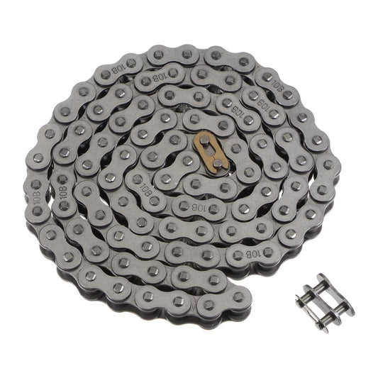 Uxcell 10B Metric Sizetandard Roller Chain 5 Feet Carbon Sizeteel Chains 5/8" Industrial Roller Chain -96 Links