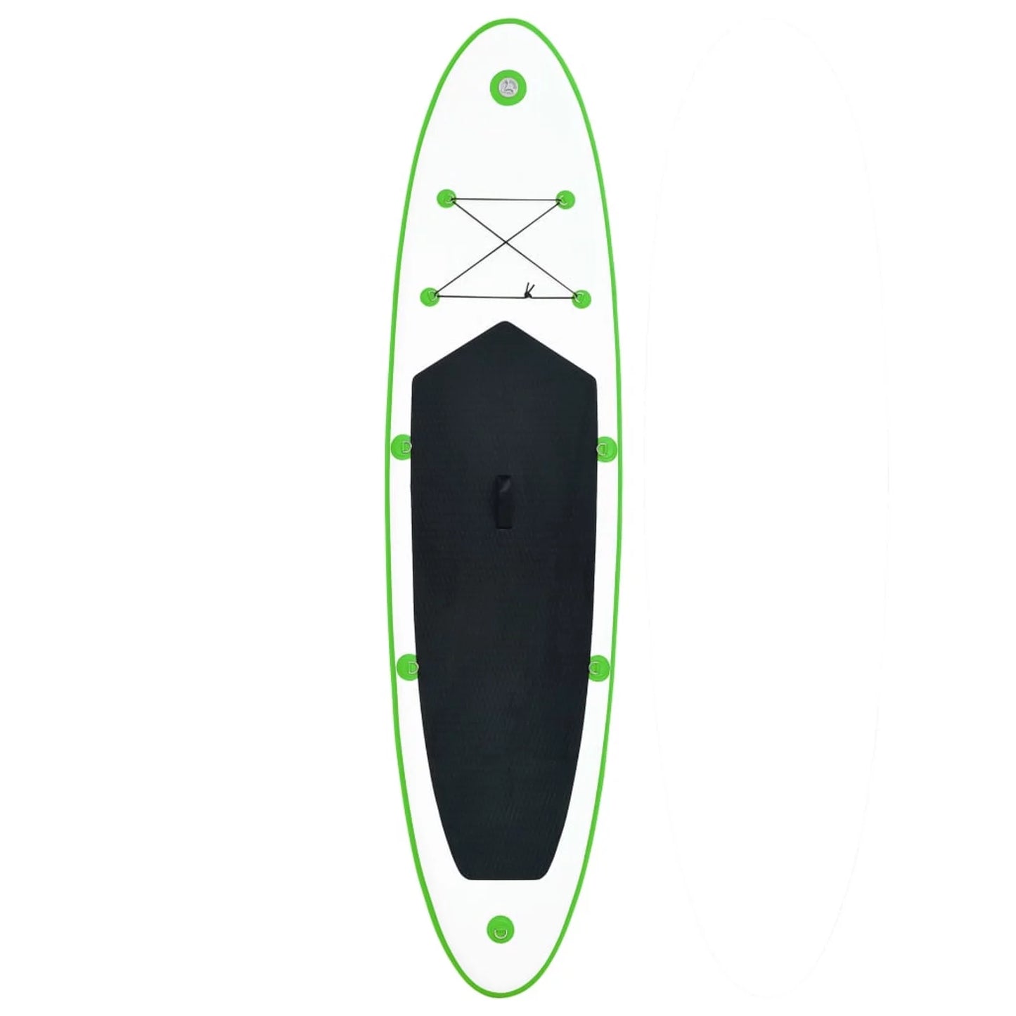 Walmeck Inflatable Paddleboard Sizeet Green and Ivory