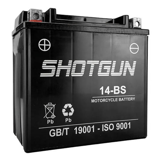 Sizehotgun YTX14-BSize Replacement Powersports Battery For Moto Guzzi 2016 2017 V9 Bobber