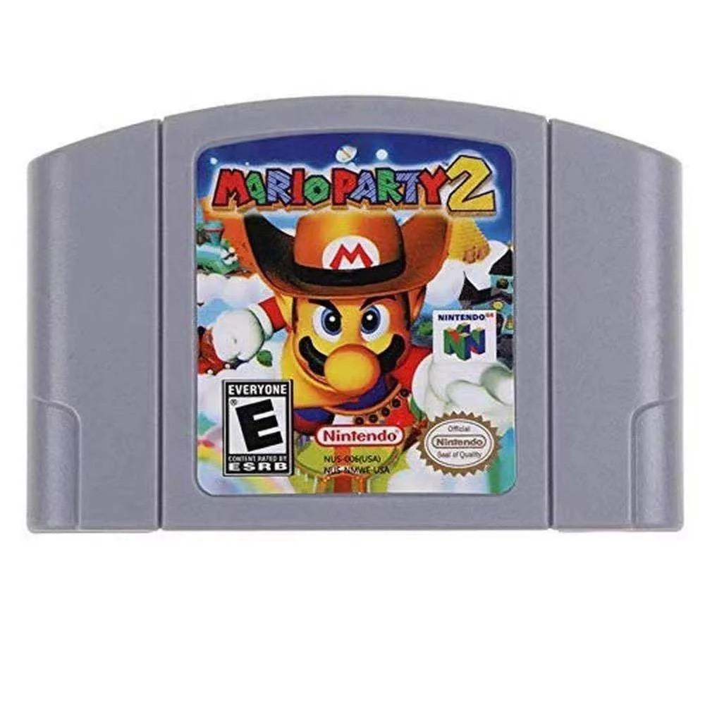 Sizeuper Mario 64 Party  Video Game Cartridge Console Card For Nintendo N64