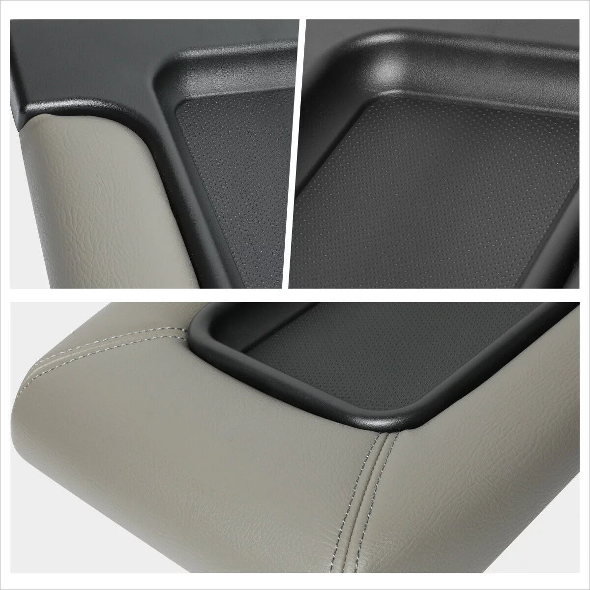 Teledu Gray OE Center Console Lid Repair Kit Arm Rest Cover For Cadillac Chevrolet GMC