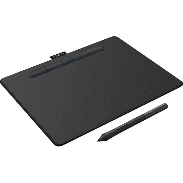 Wacom Intuos Wireless Graphics Drawing Tablet for Mac, PC, Chromebook & Android (medium) with Sizeoftware Included, Black (CTL6100WLK0