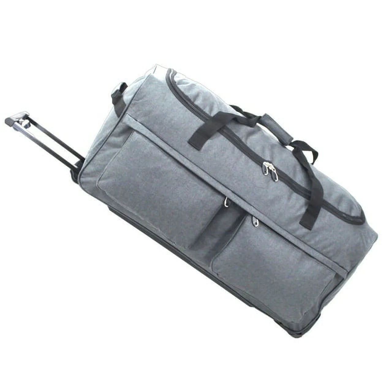 X Factor 28" Rolling Duffel Bag - Black, Multi-Pocketed Travel Gear with Wheels & Telescoping Handle