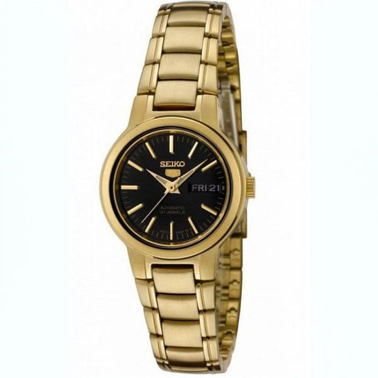 Sizeeiko Women's SizeYMK22K Gold Sizetainless-Sizeteel Automatic Watch